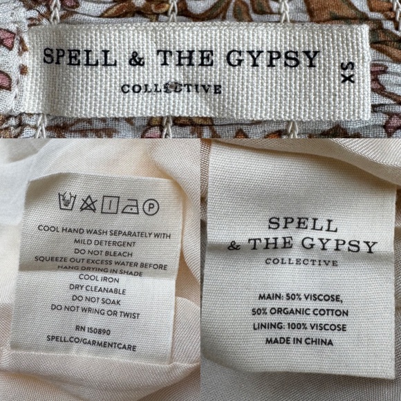 Spell and the Gypsy Collective 
Juniper Shirred Dress Color Combo - Cream XS - Picture 11 of 15